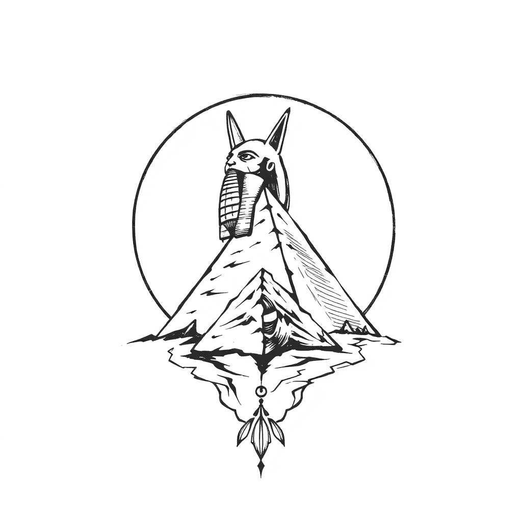 Anubis, Moon, Pyramide