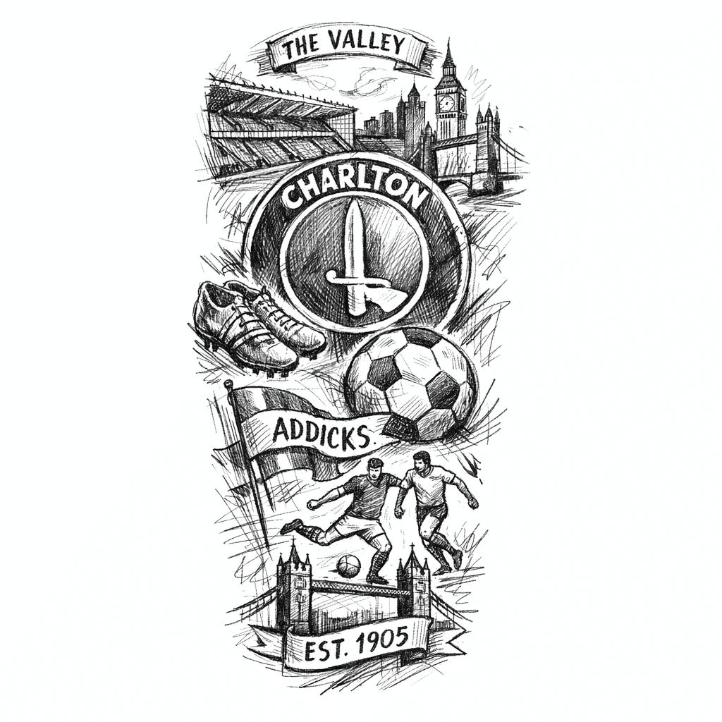 A Full Charlton Athletic Sleeve
