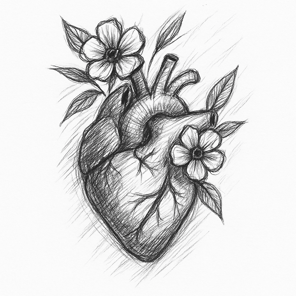 Heart With Flowers