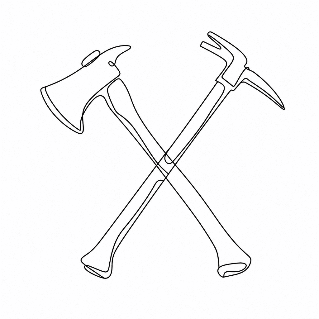 Fire Halligan And Axe