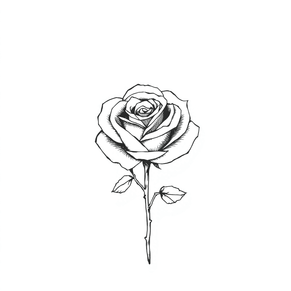 Remembrance Tattoo For My Dad That Died With A Rose