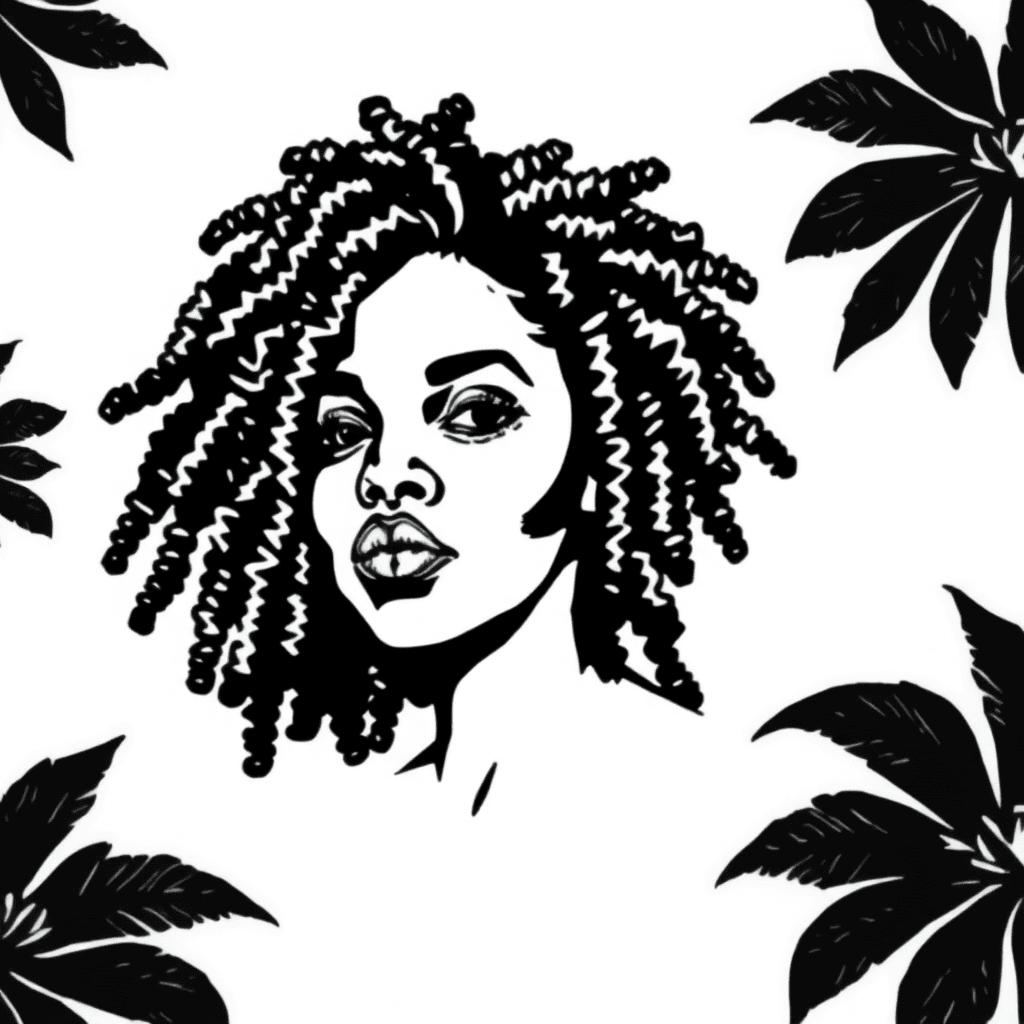 Black Woman With Locs