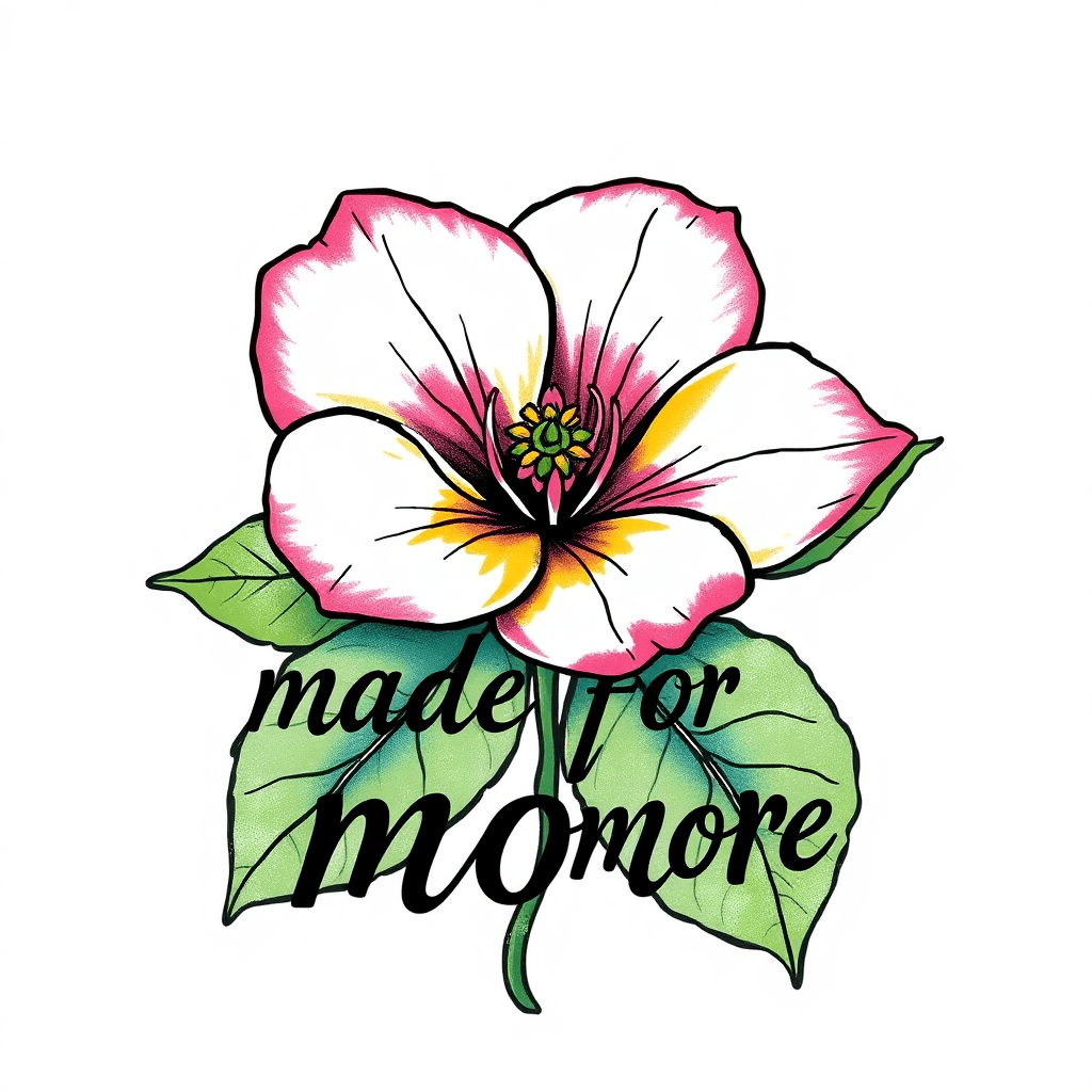 A Dogwood Flower And The Words “made For More”