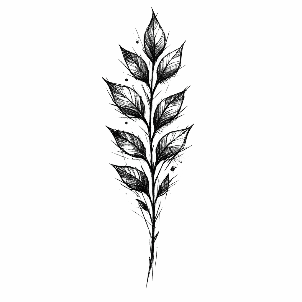 Stem With Leafs