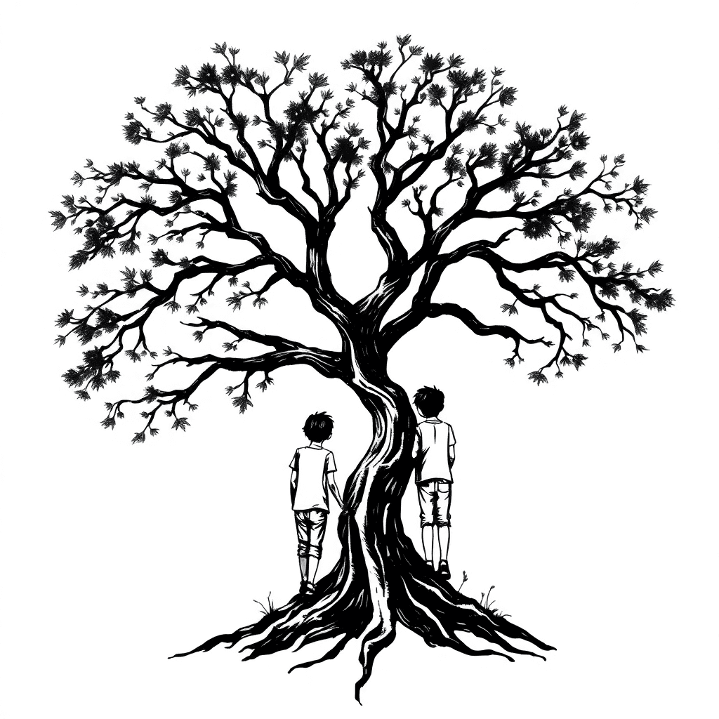 A Family Tree With Sons Name Monty And Ramir