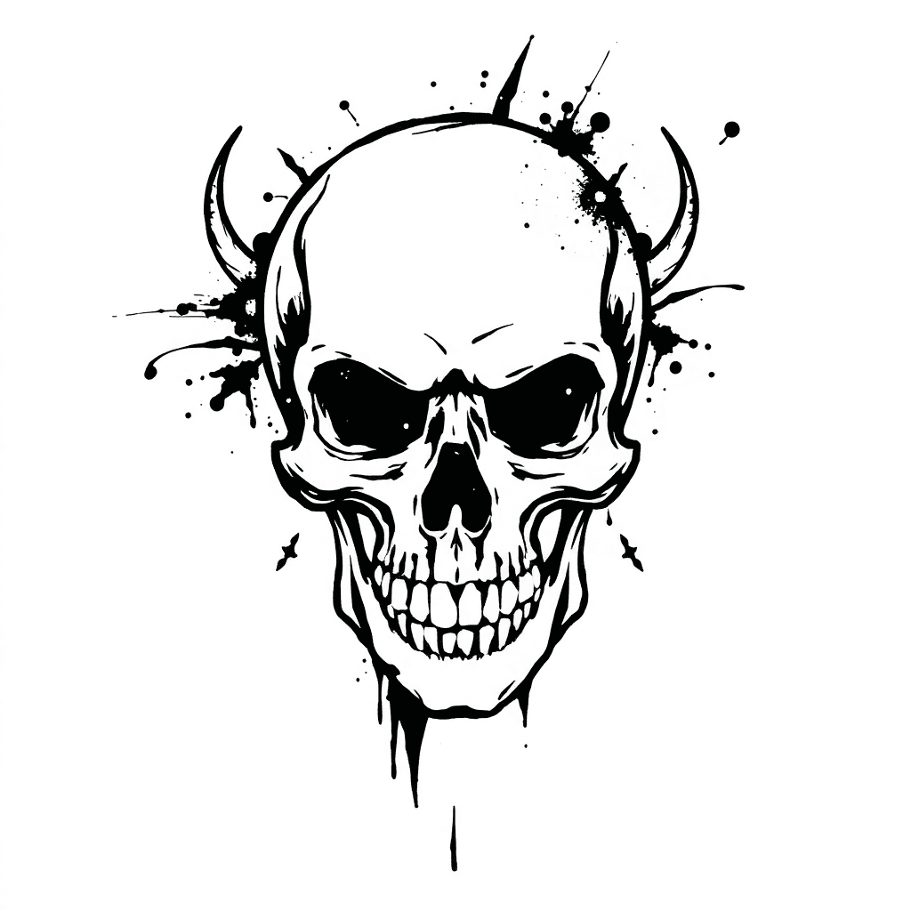 A Grunge Skull