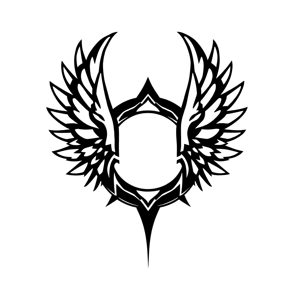 Two Wings And The Middle Of The Ring