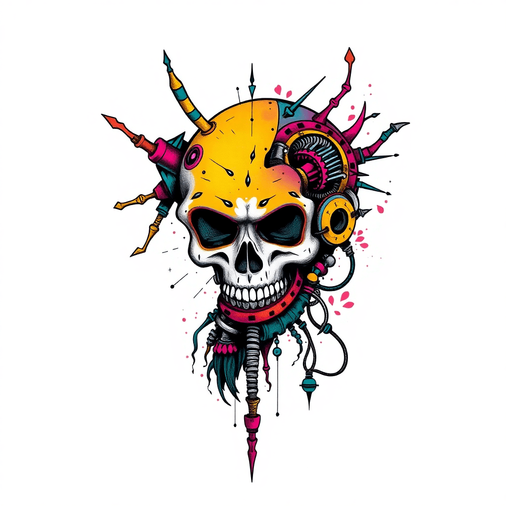 Biomechanical With Psycadelic Twist