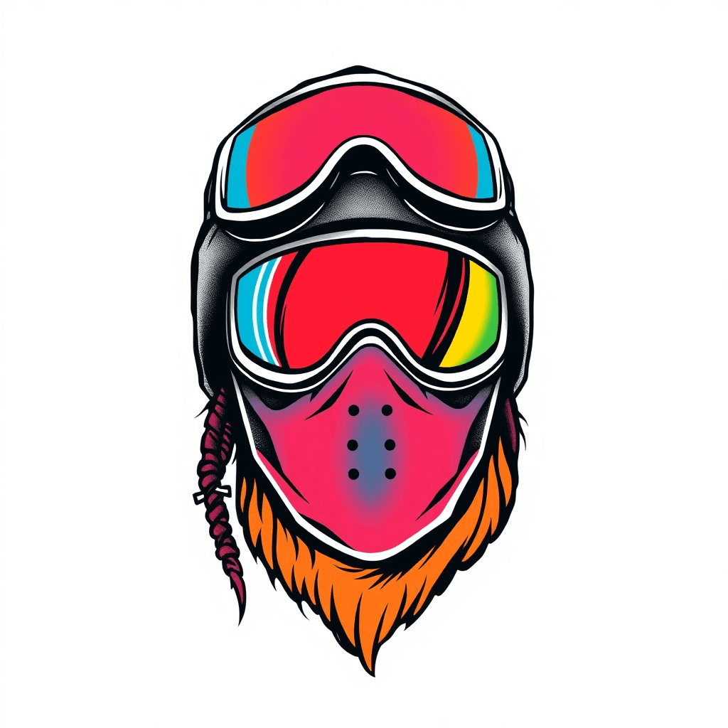Ski Mask With Colour