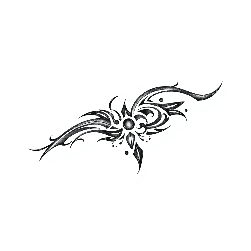 Tribal Inner Arm Tatoo