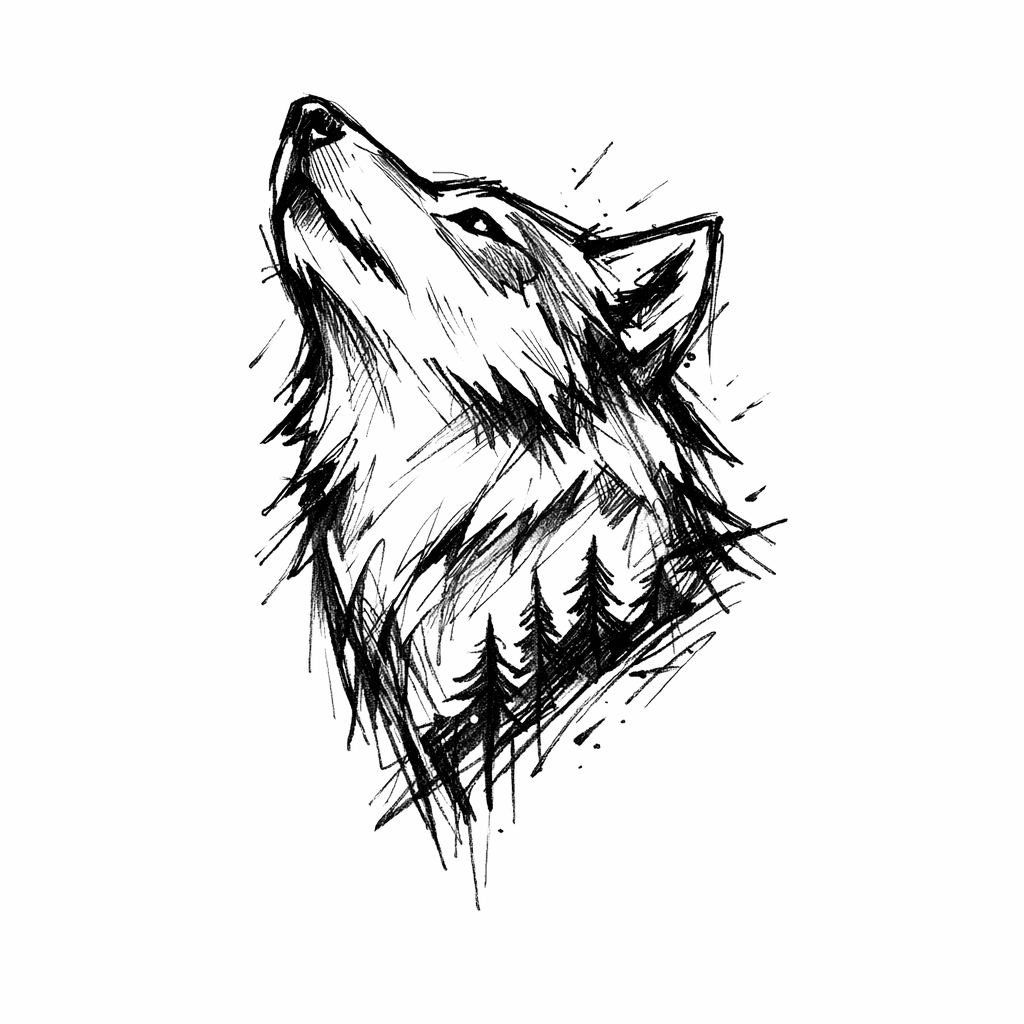 Wolf Outline