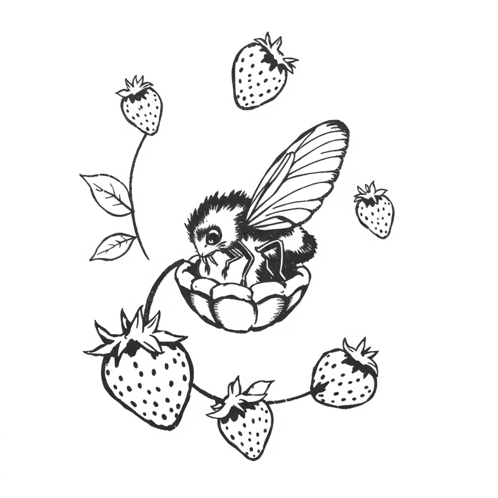 Une Vulve Dans Une Fraise