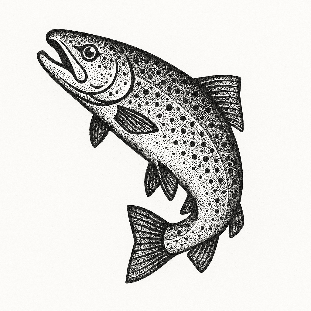 Detailed Trout Fish