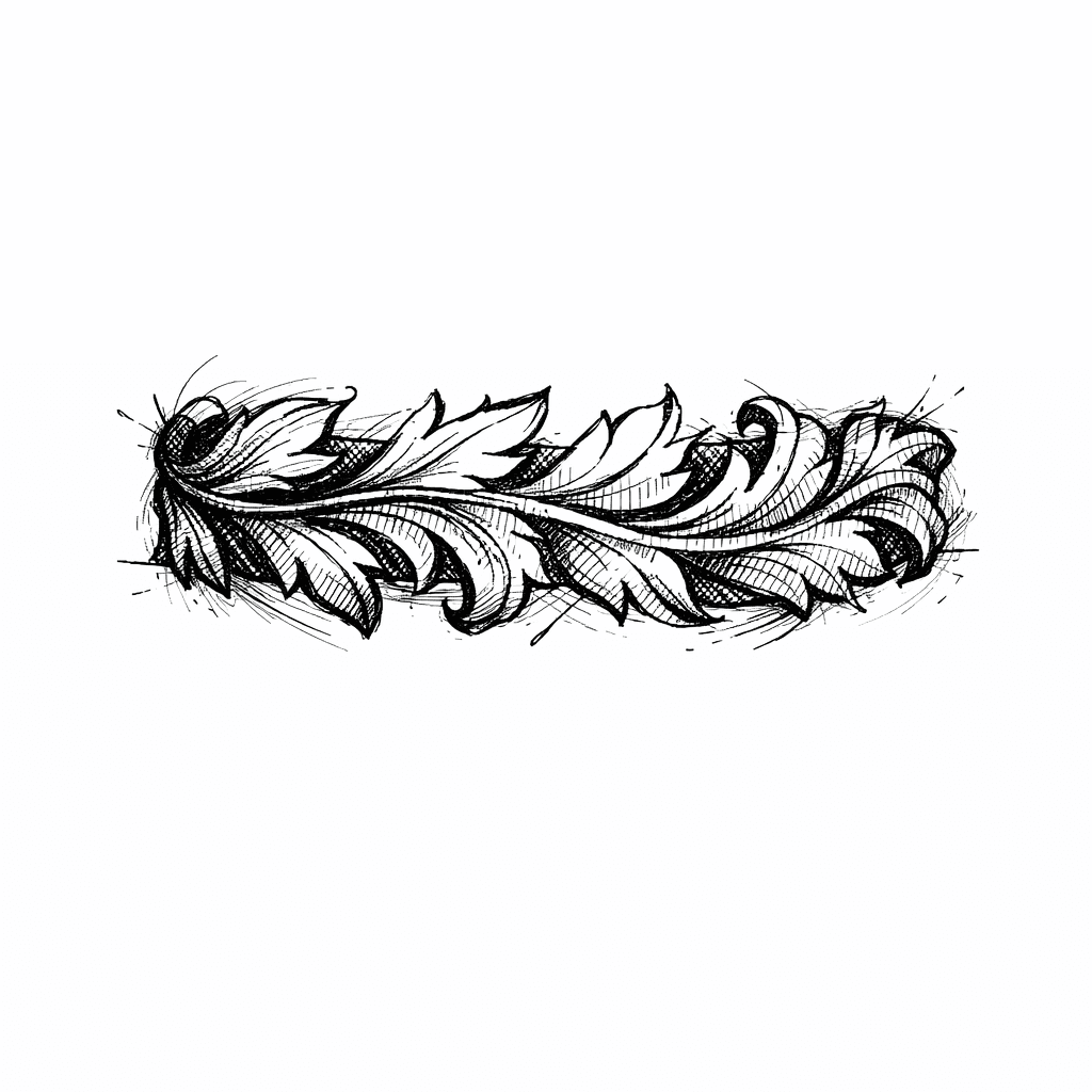 Brazalete De Hojas De Acanto