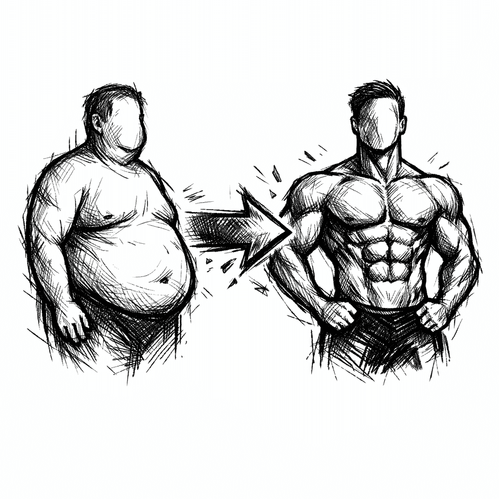 Transformation From Heavy Body To Sculpted Body