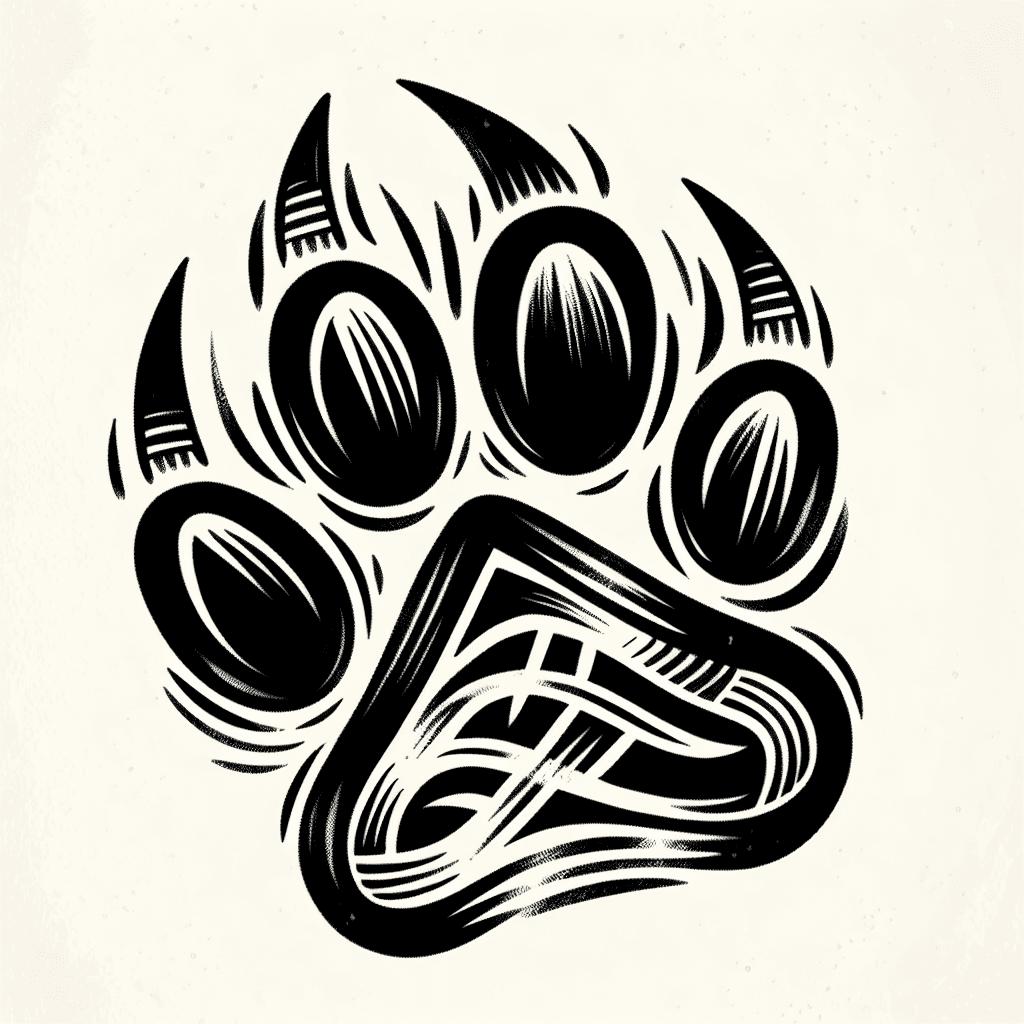 Cat Tribal Paw