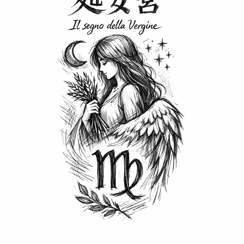 処女宮 (shōjokyū): Il Segno Della Vergine (virgo).
