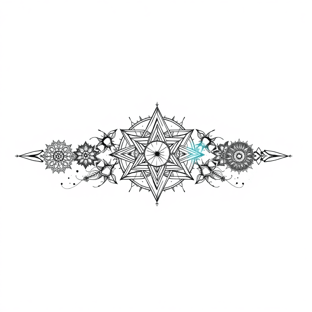 Sacred Geometry Full Sleeve