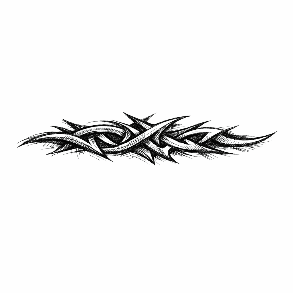 Long Tribal Arm Band
