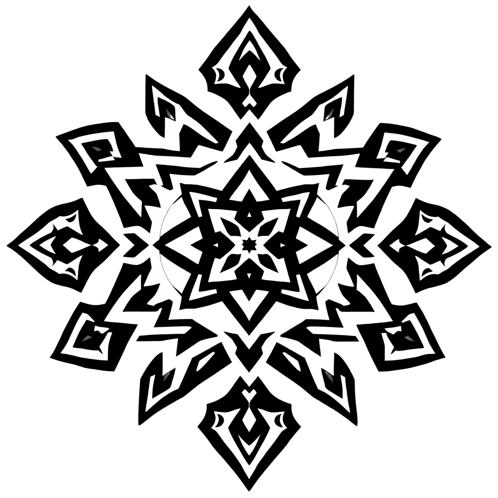 I Want To Create A Gemotric Tribel Pattern