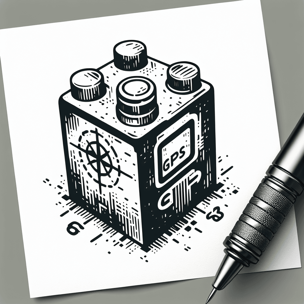 Minimalist Small Tattoo Design Of Lego Block With Gps Coordinates