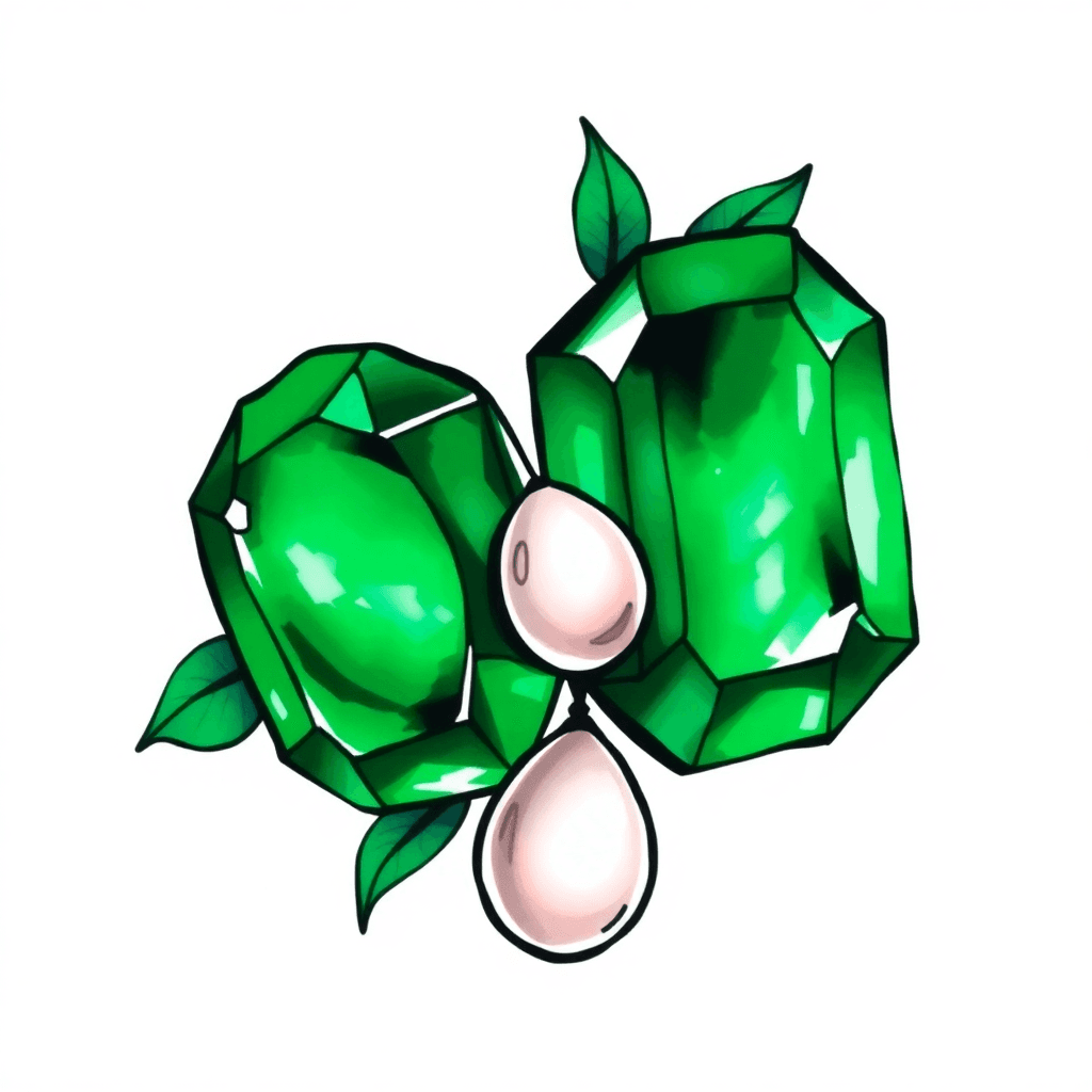 2 Emeralds And A Pearl