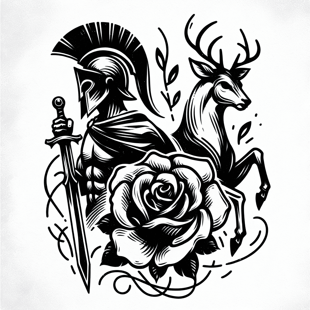 Spartan Rose And Dear