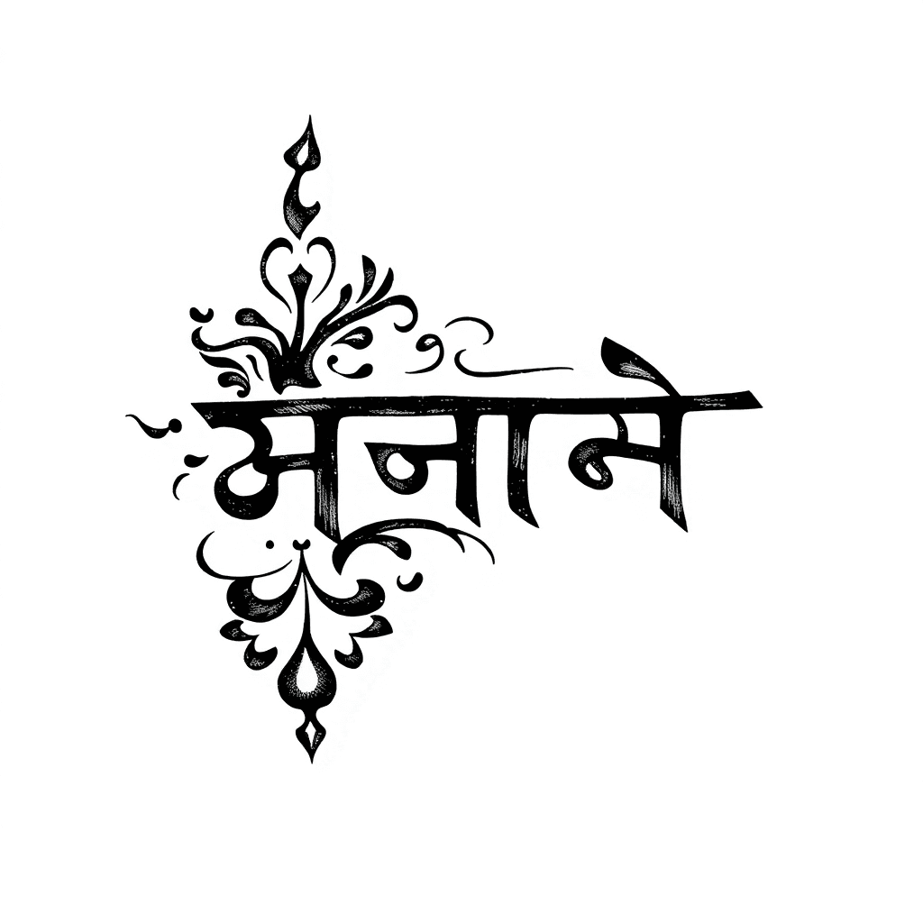 Indian Hindi/sanksrit Tattoo