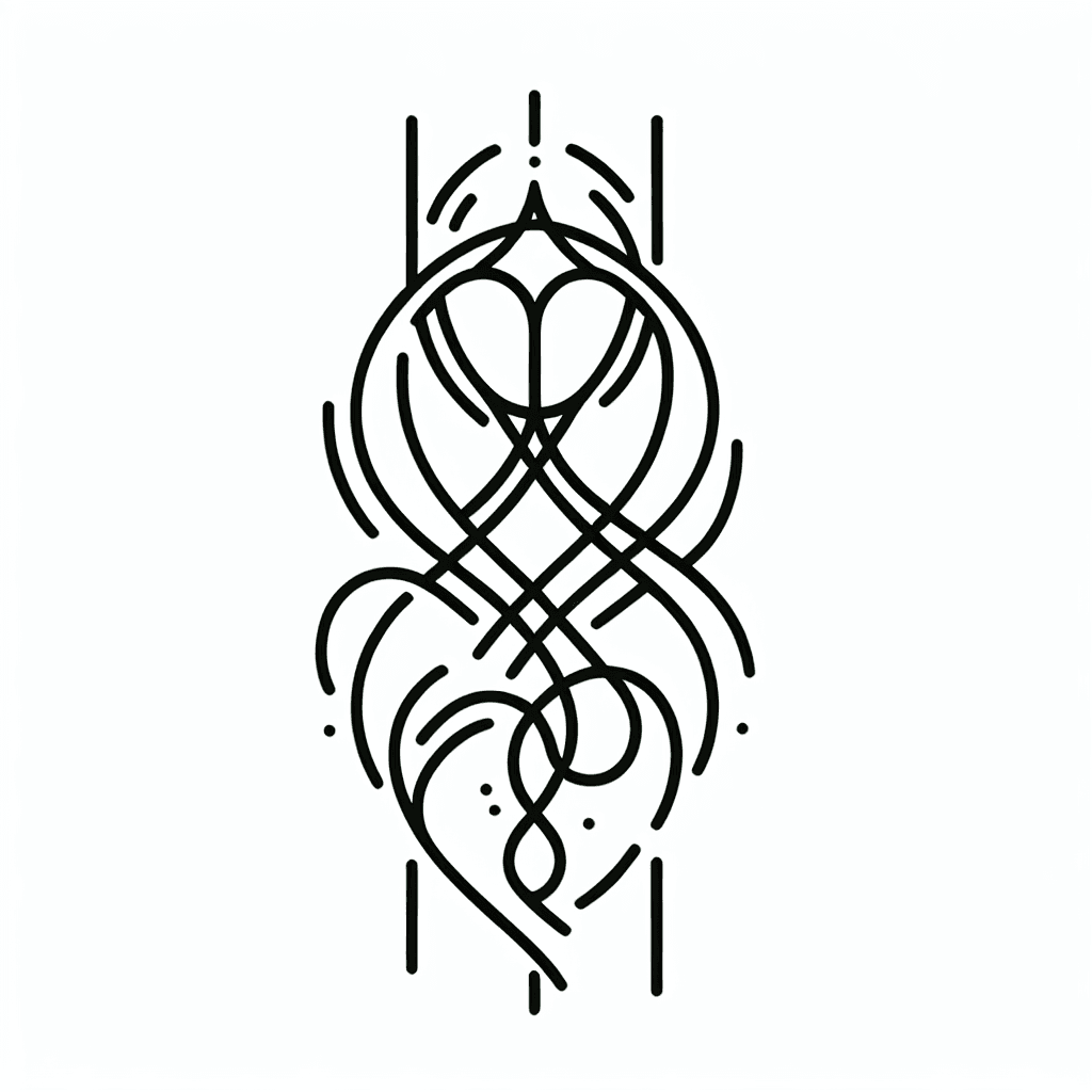 Line Tattoo Geometric