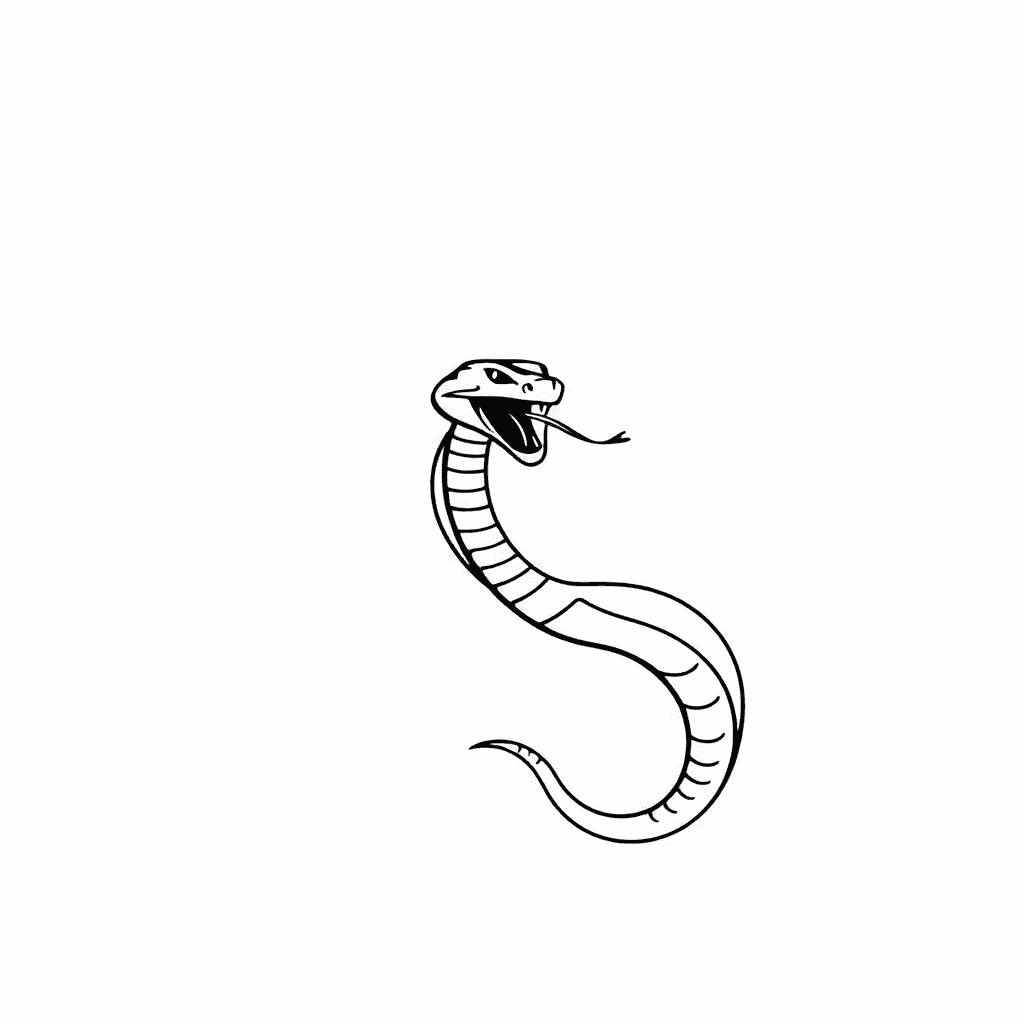 A Snake Exhaling
