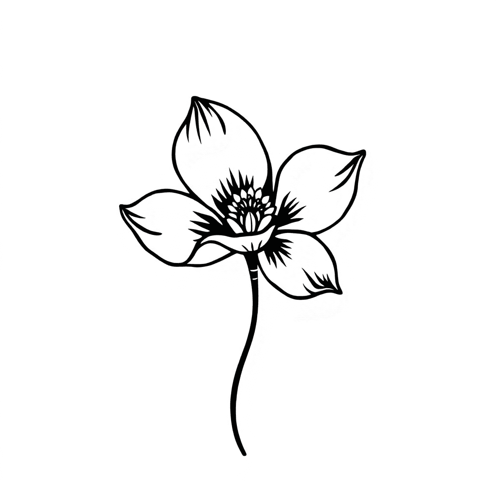 Fine Line Flower