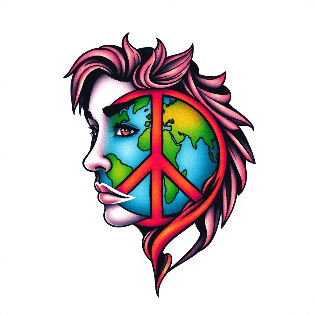 Peace Sign Earth