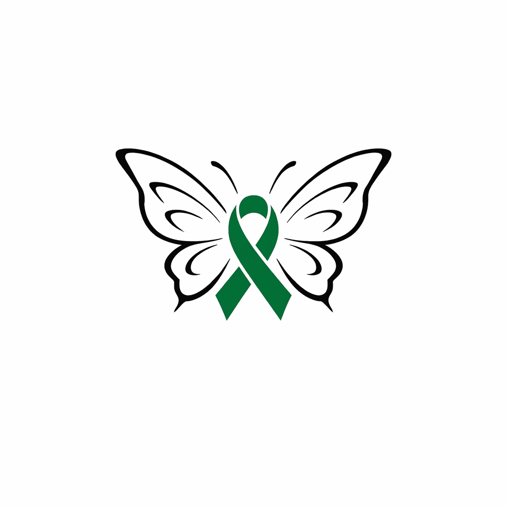 Butterfly With Triple-negative Breast Cancer Ribbon