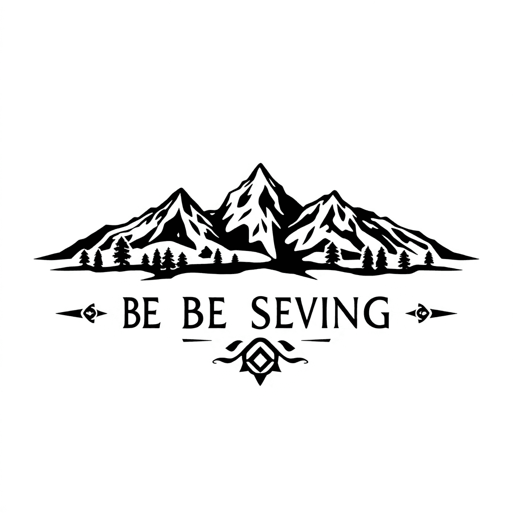 Grand Teton Mountains With "be Seeing You"