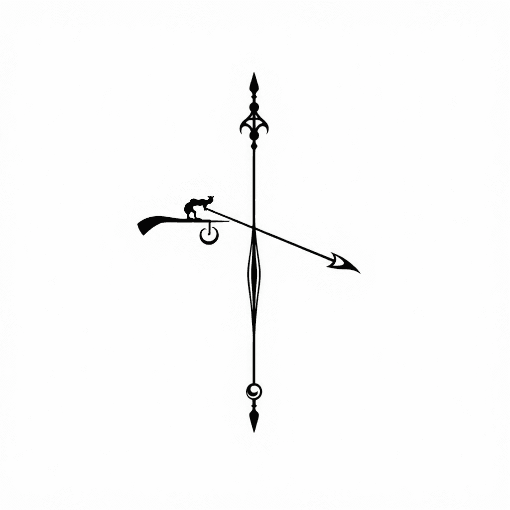 I Want A Minimalist Sagittarius Constilation Tattoo