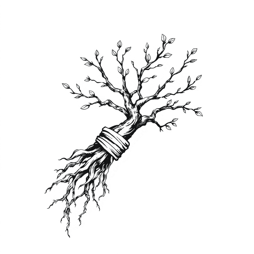 Poison Tree, Roots Wrap Wound Wrist