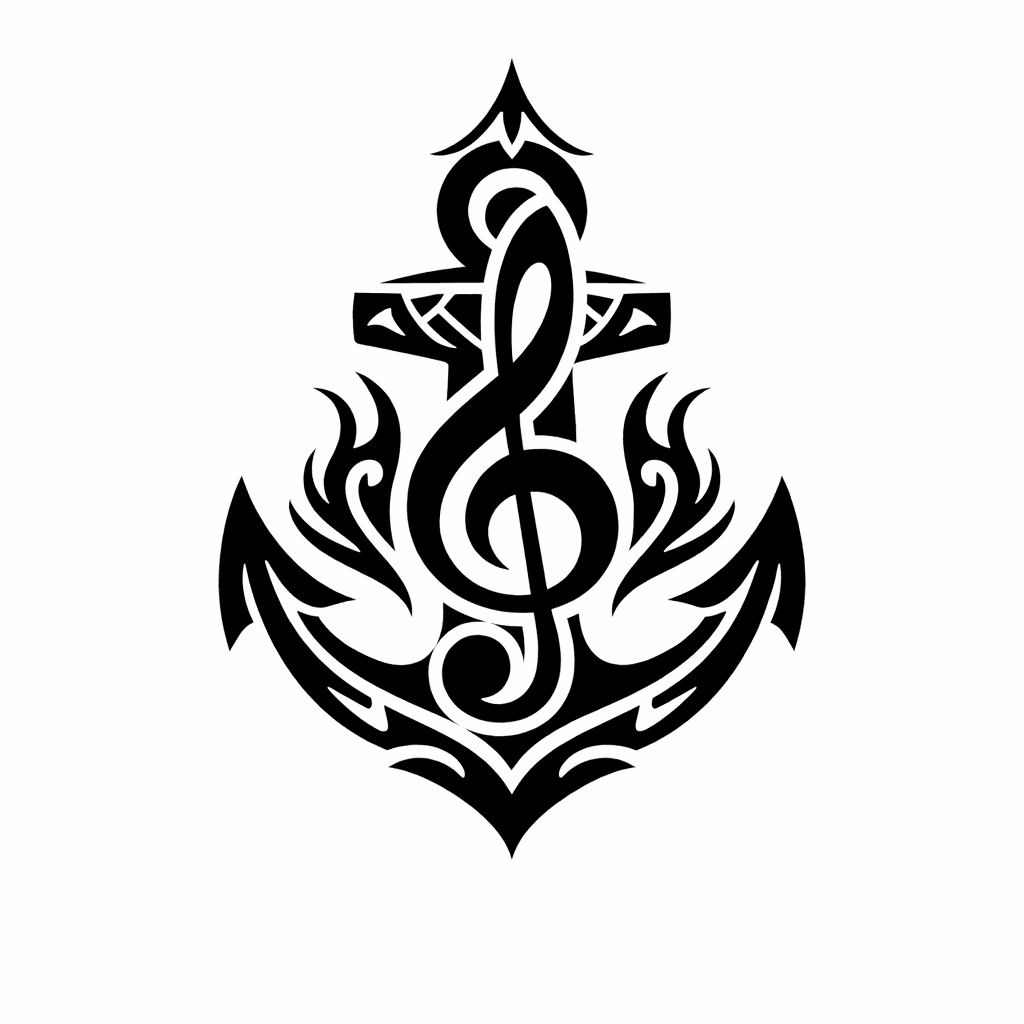 An Anchor With Treble Clef