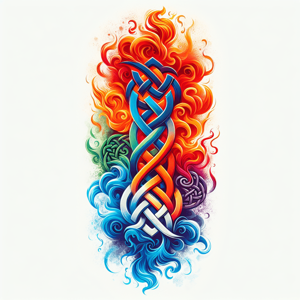 Smoke Turning Into Celtic Knot