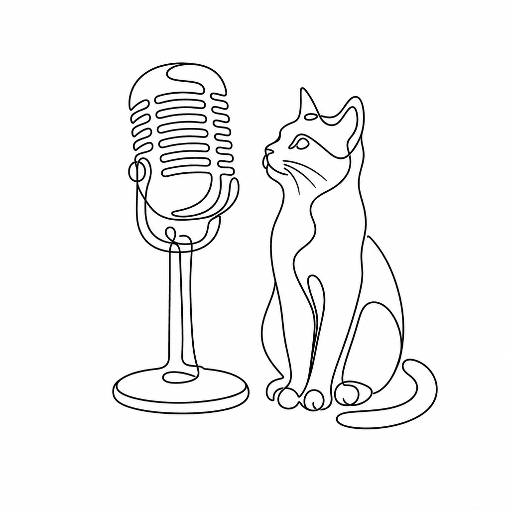 Mic With Team Cat Beside It