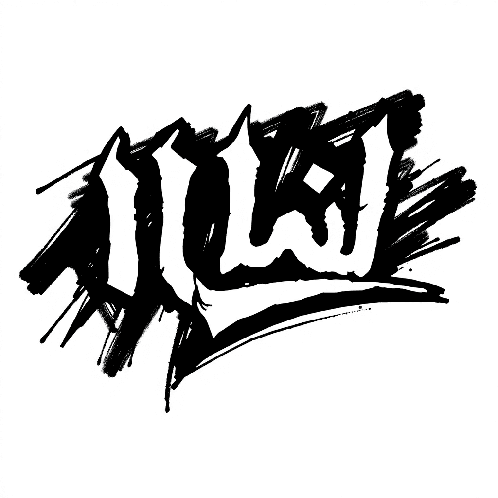 Make A Calligraphy Logo Of Word "پہرن"