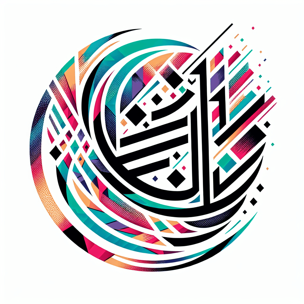 ٱقْتَرَبَتِ ٱلسَّاعَةُ وَٱنشَقَّ ٱلْقَمَرُ This Arabic Quote In A Semi Circle Moon In Caligraphic Design Like Art On Canvas