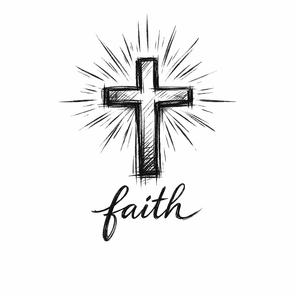 Cross With Rays, Simple Faith